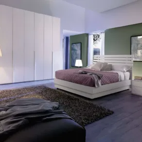 Letto matrimoniale in legno, modello RosB di Chateau d'Ax