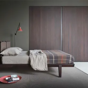 Letto matrimoniale moderno in legno