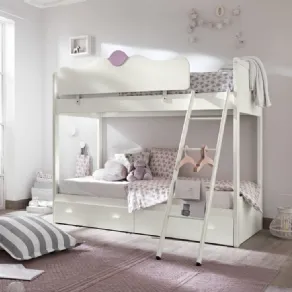 letto a castello country chic