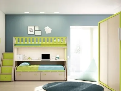 Letto a castello soluzione creativa e salvaspazio