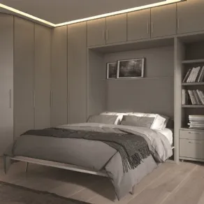 Sistema con letto a scomparsa Pratico S06 di Spinelli