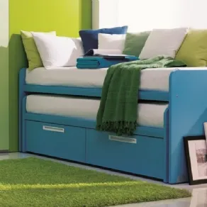 Letto a cassetti singolo