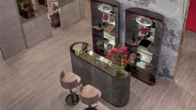 Il mobile bar Alexander di Longhi