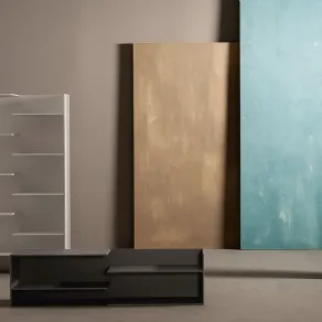 Ideata dal designer Nendo la libreria Step di Desalto