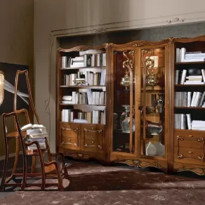 Librerie classiche, modelli tradizionali per il soggiorno classico 