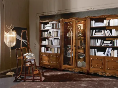 Librerie classiche, modelli tradizionali per il soggiorno classico 