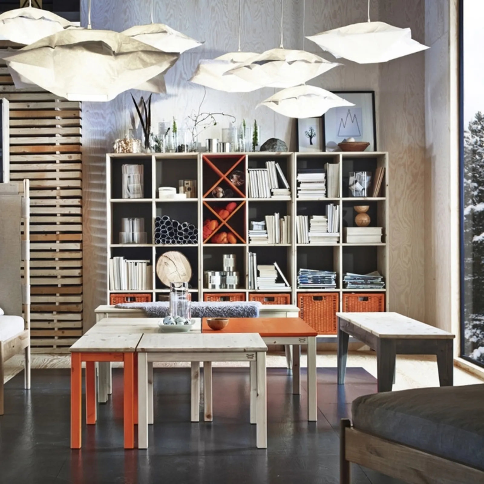 librerie a muro moderne