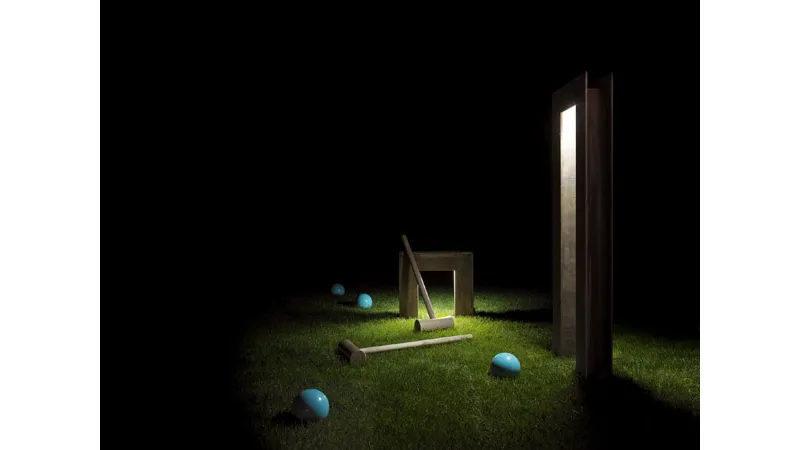 Ponti di legno per l'illumiazione in giardino ispirazione bridge