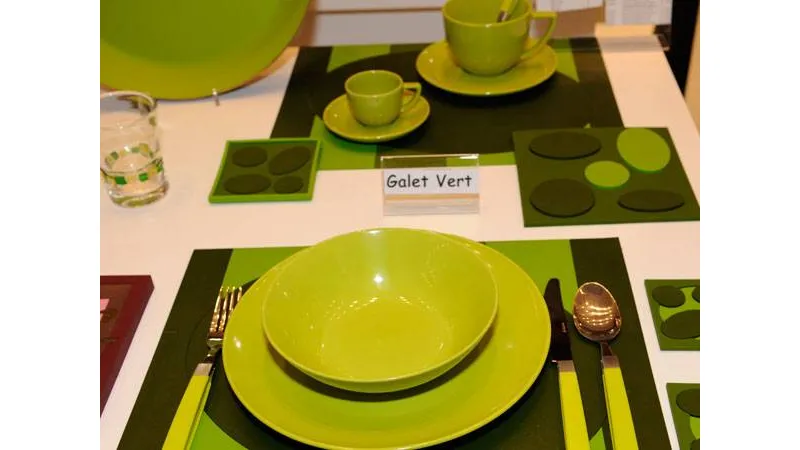 Servizio da tavola verde