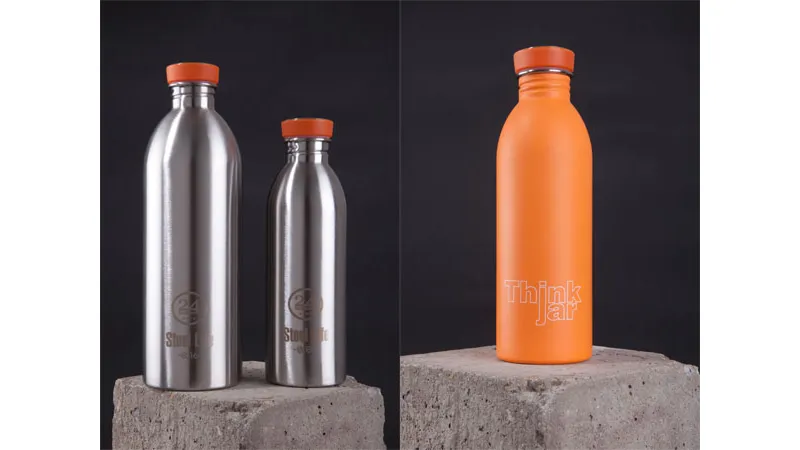 Thermos di design colorati e acciaio