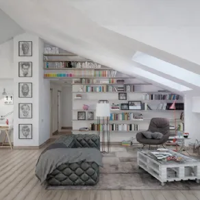 Foto mansarda industrial style da Home Designing