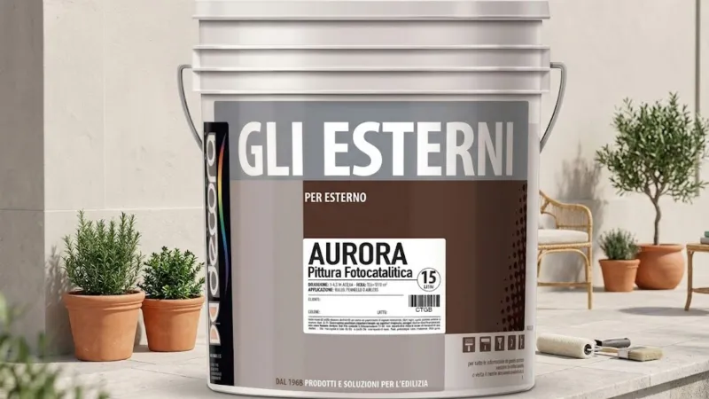 Aurora, pittura fotocatalitica di Colori Decora