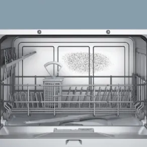 La lavastoviglie freestanding iQ300 SK26E221EU di Siemens