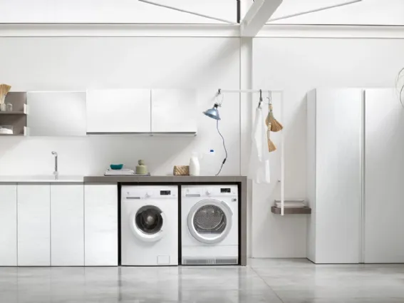 Mobili lavanderia collezione I-Wash di Arcom