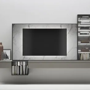 Mobile porta tv sospeso di Caccaro con Wallover