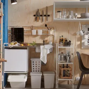 Sunnersta, la cucina Ikea piccola ma autosufficiente