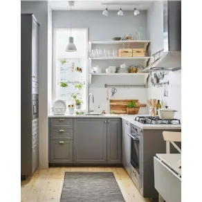 La versione mini della cucina Bodbyn di Ikea