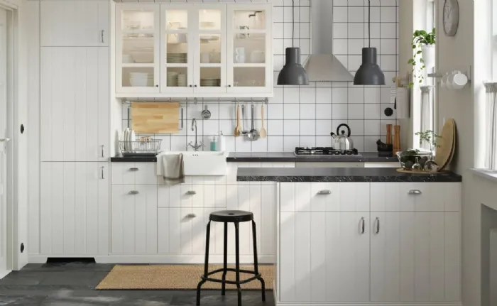 Una cucina piccola arredata con proposte Ikea
