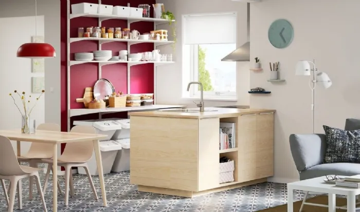 Cucina con isola Askersund Ikea 