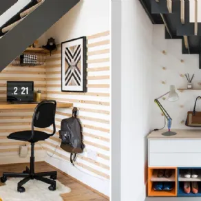 Soluzioni e idee per sottoscala angolo studio