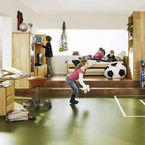 Cameretta con area giochi