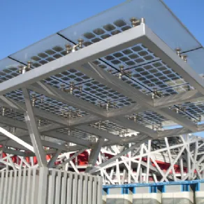 tetto fotovoltaico all' aperto