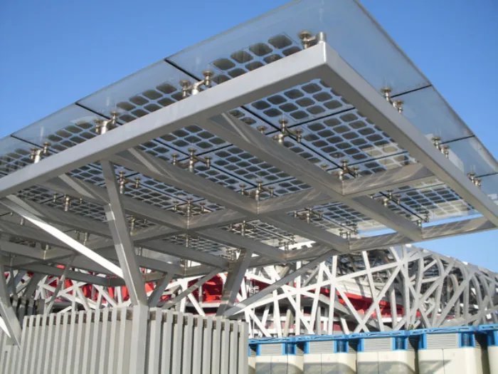 tetto fotovoltaico all' aperto