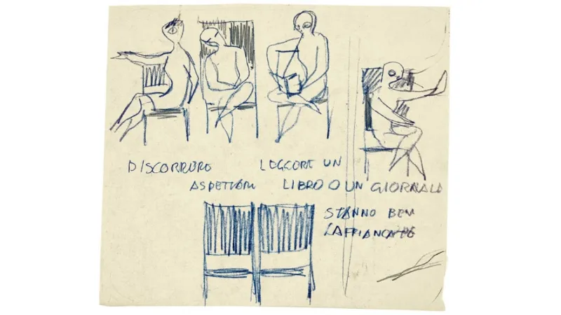 Disegno di Gio Ponti, Credits Gio Ponti Archives
