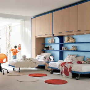 Cameretta bambini azzurra