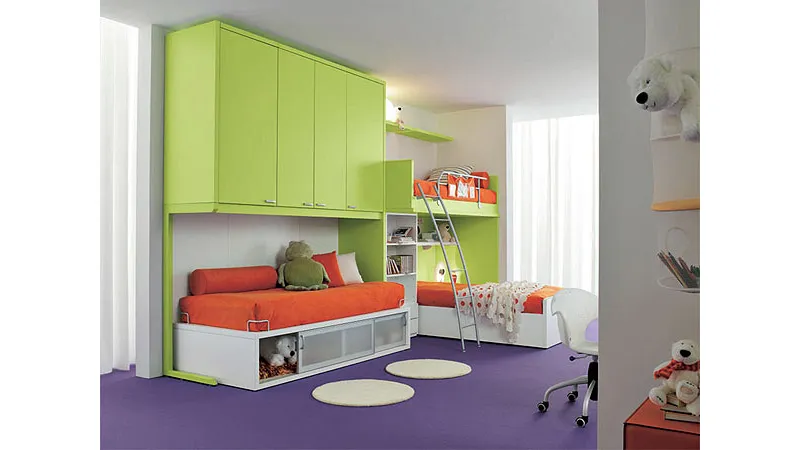 Cameretta bimbi colorata