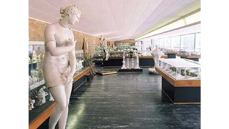 Esposizione all'interno del museo