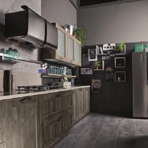Cucina Stosa, modello City / ripiano OKITE® 1706 Easy Beige