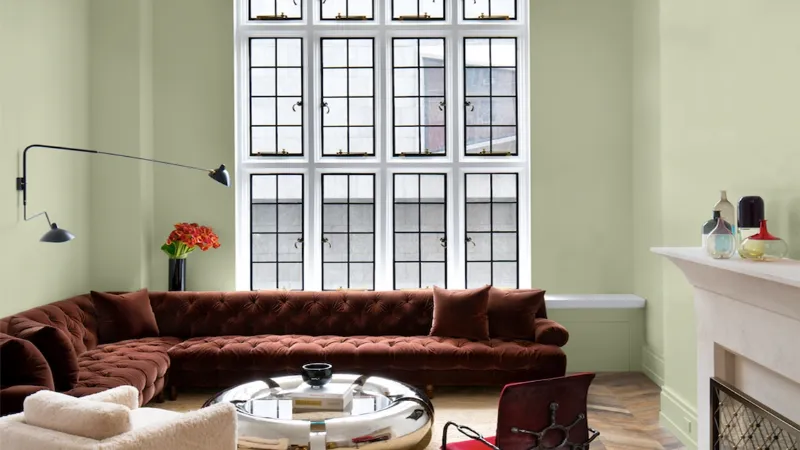 Pittura olive sprig per la zona living 