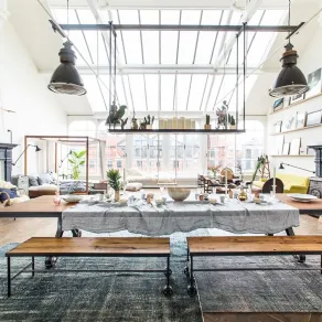 Stile urban industrial per case contemporanee
