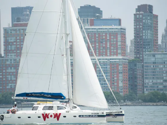 Il catamarano Lo Spirito di Stella