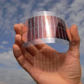Cella fotovoltaica amorfa