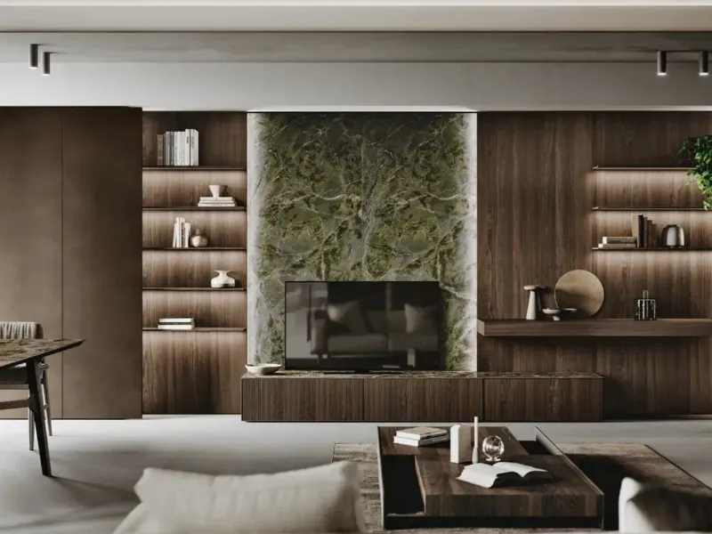 Binova - Avola Legno, per una parete living distintiva