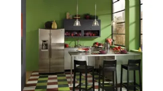 pareti colorate cucina