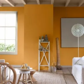 Pareti colorate soggiorno