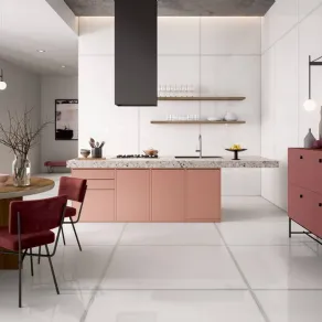 Pavimento in gres lucido Vetri di Ceramiche Refin
