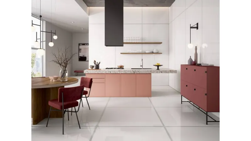 Pavimento in gres lucido Vetri di Ceramiche Refin