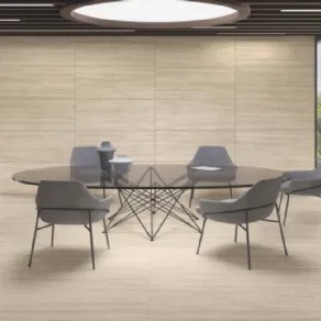 Piastrelle Romano Sand di Ceramiche Keope ispirate alla texture del travertino
