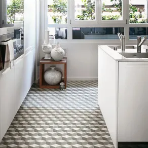 Piastrelle effetto cotto Collezione Firenze Deco Grey di Fap Ceramiche