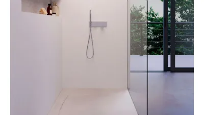 Dual, il piatto doccia in tecnogel
