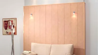pannelli per rivestimenti e divano