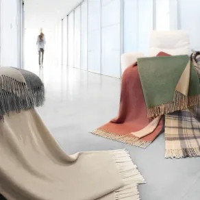 Plaid cashmere