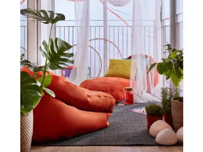 Poltrona a sacco Ikea, il comfort è soffice