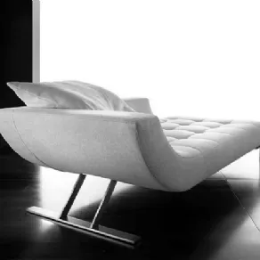 chaise longue imbottita