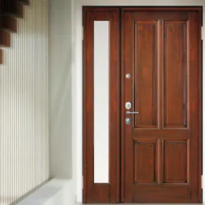 Porte blindate con vetro