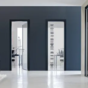 Porta interna Stikla a battente profilo metal